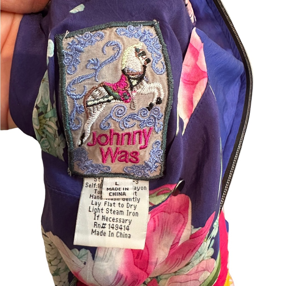 NWOT Johnny Was Reversible Floral Jacket - Size L - Picture 11 of 12